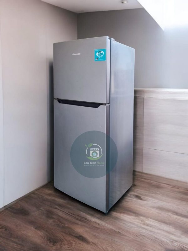 Hisense Fridge - Double, Silver